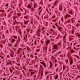 Rizo Vinilo Felpudo con Base Rosa