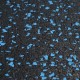 Pavimento Caucho 6mm Negro Azul EPDM