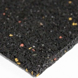 Rollo Caucho 6mm Negro Amarillo