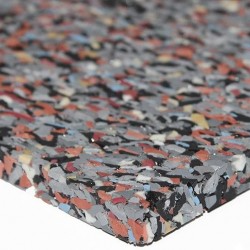 Caucho Gimnasio 10mm Gris Multicolor