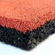 Loseta Caucho Rojo 500x500x40
