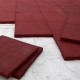 Loseta Caucho Rojo 500x500x40
