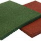 Loseta Caucho Verde 500x500x40