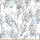Alfombra PVC Hojas Azul