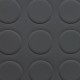 Suelo Vinílico PVC Círculos Gris Oscuro