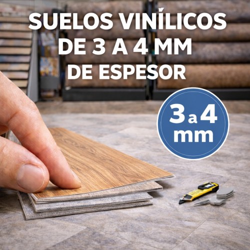 Suelo Vinílico 3 a 4 mm