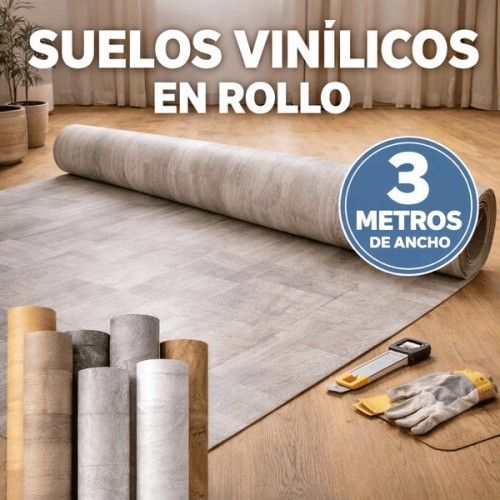 Suelo Vinílico Rollo 3 metros de Ancho