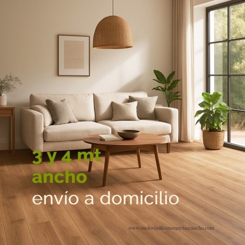 Suelo Vinílico Rollo 3 y 4 metros ancho envío a domicilio